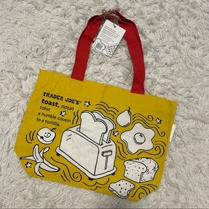 Trader Joe’s Canvas Tote Bag Breakfast Theme